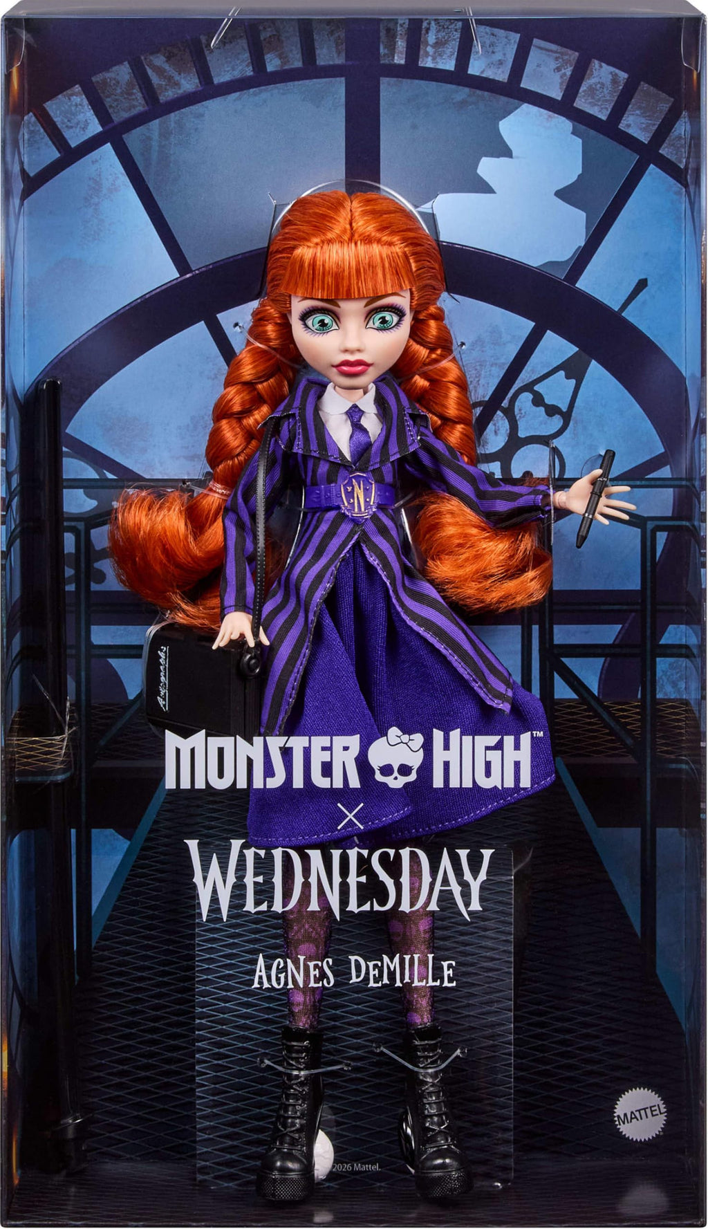 Purple Nevermore Academy Uniform Doll with Accessories S735299
