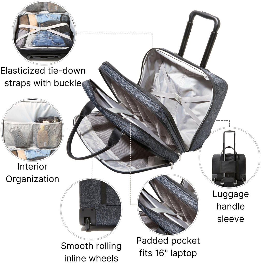 Women's 2 Wheel Tote X3044