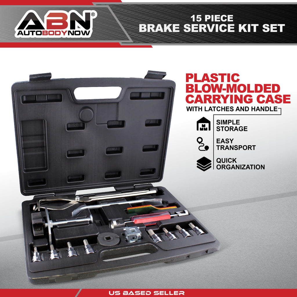 15-Piece Brake Kit with Brake Caliper Tool C987757