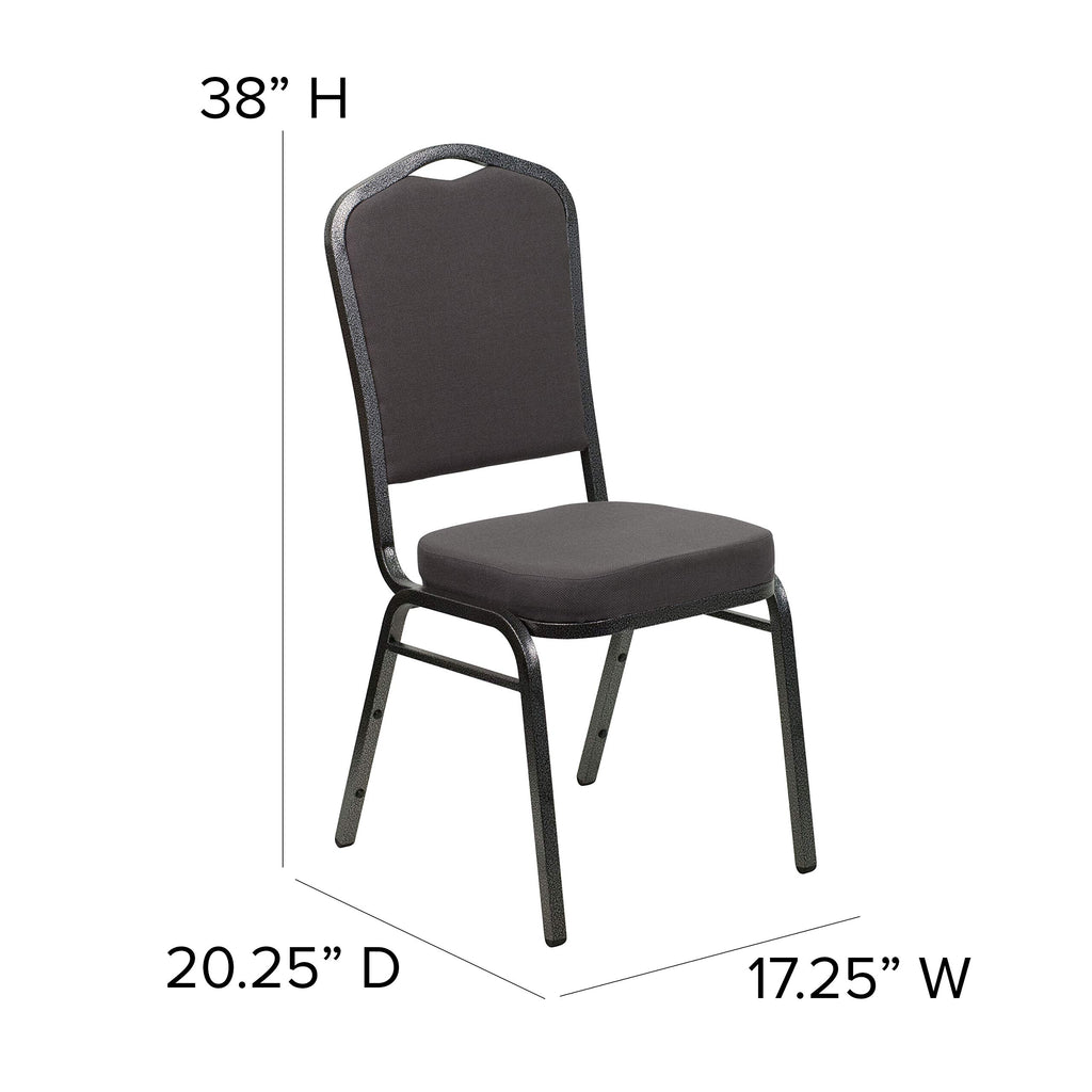 Gray Fabric Stacking Banquet Chair J1200