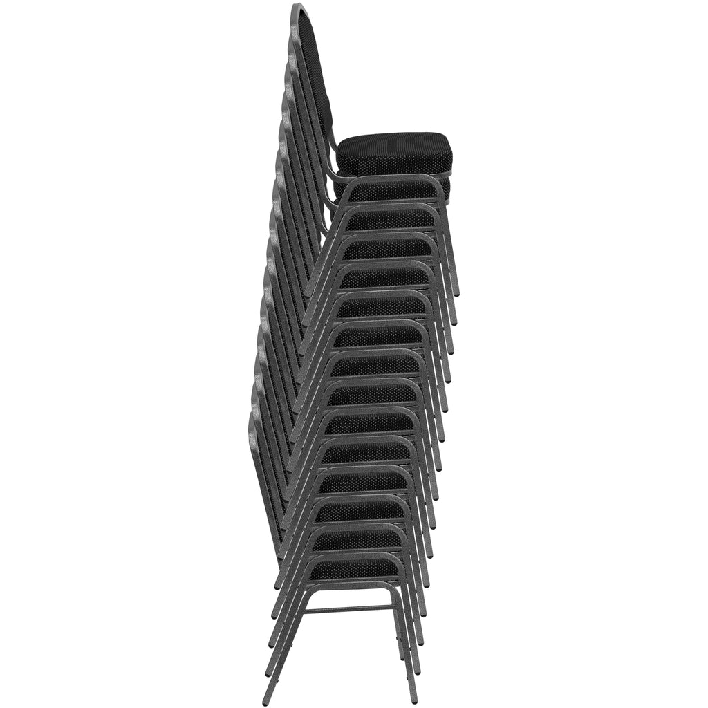 Gray Fabric Stacking Banquet Chair J1200