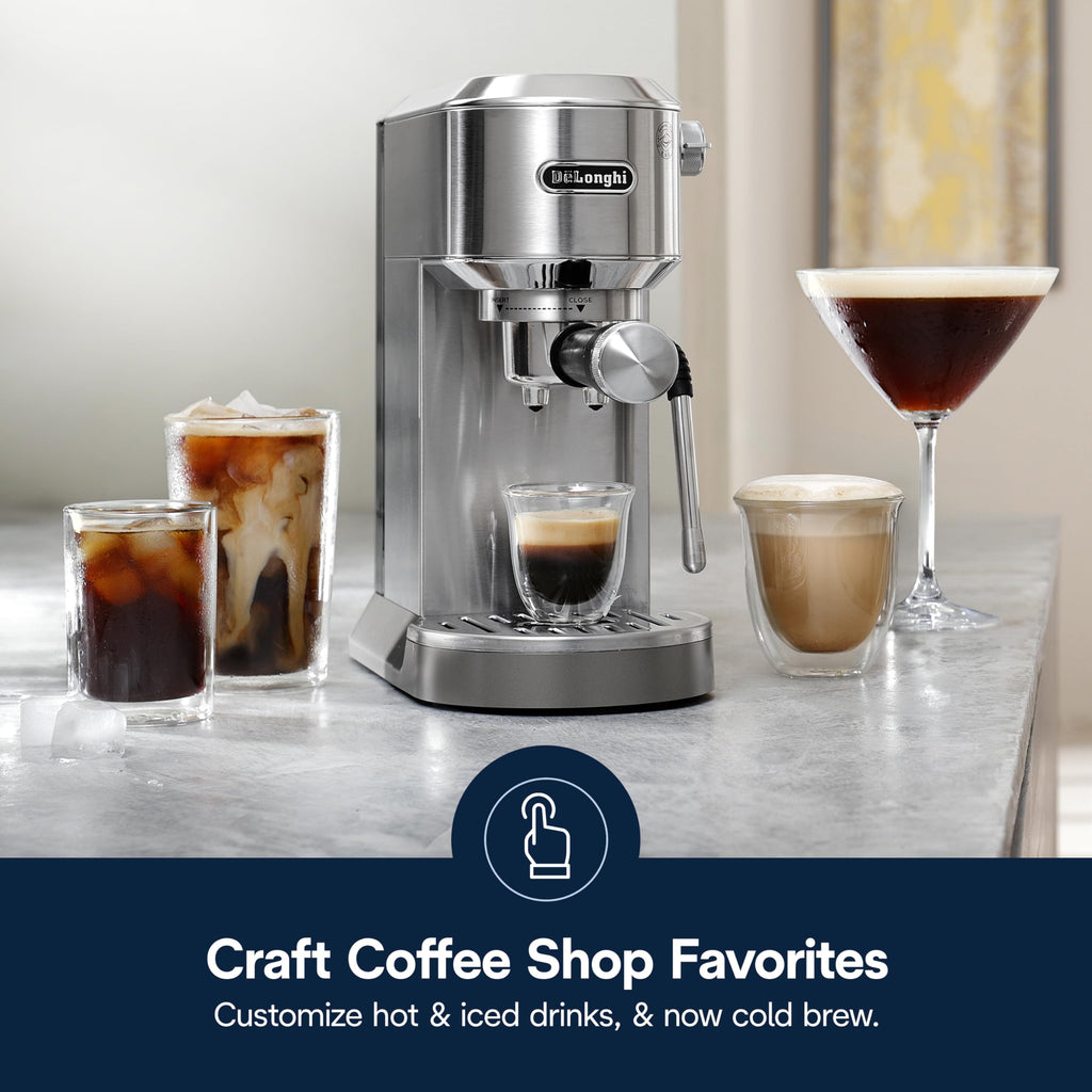 Compact Espresso Machine with Milk Frother C4996