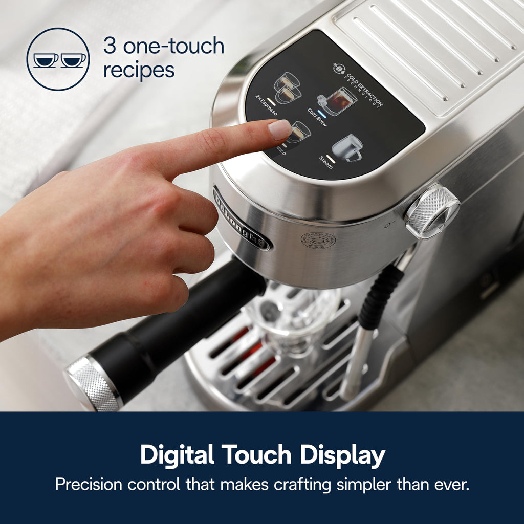 Compact Espresso Machine with Milk Frother C4996