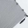 Fireplace Mesh Screen Curtain, 24" x 24" Panels, Black B5055