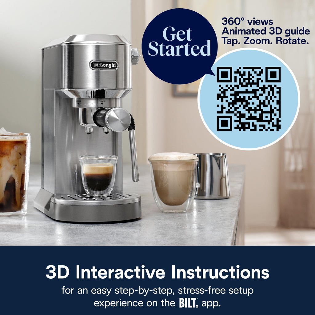 Compact Espresso Machine with Milk Frother C4996