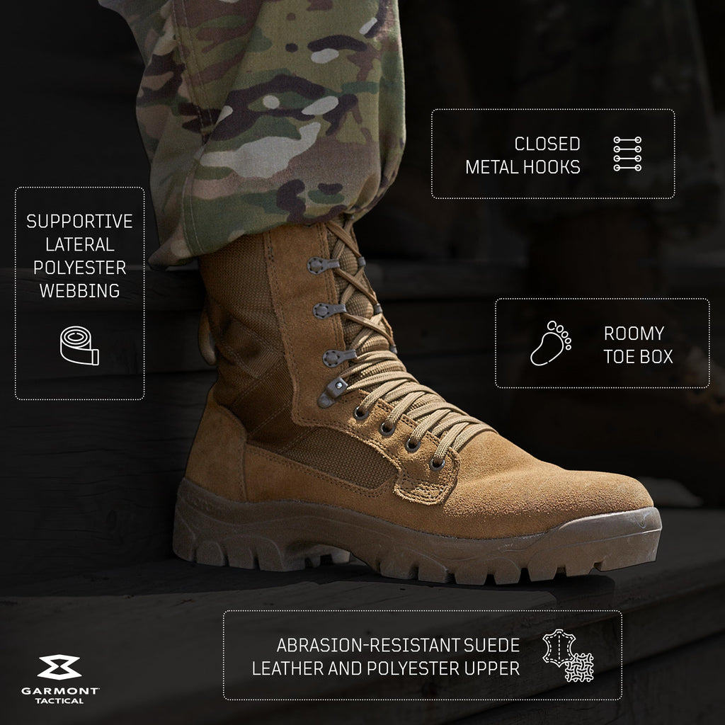 Suede Combat Boots L935857