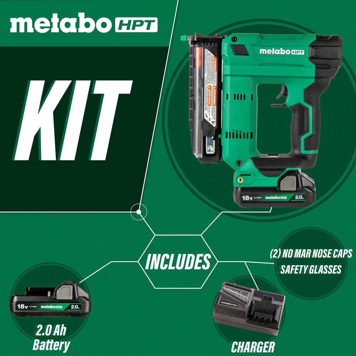 23 Gauge Cordless Pin Nailer Kit D53654