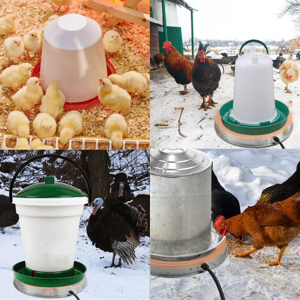 Heated Chicken Waterer 5 Gallon 125W T413940