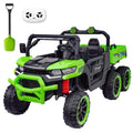 24V 2 Seater 6x6 Electric Ride On Dump Truck with Remote Control, Green U568613