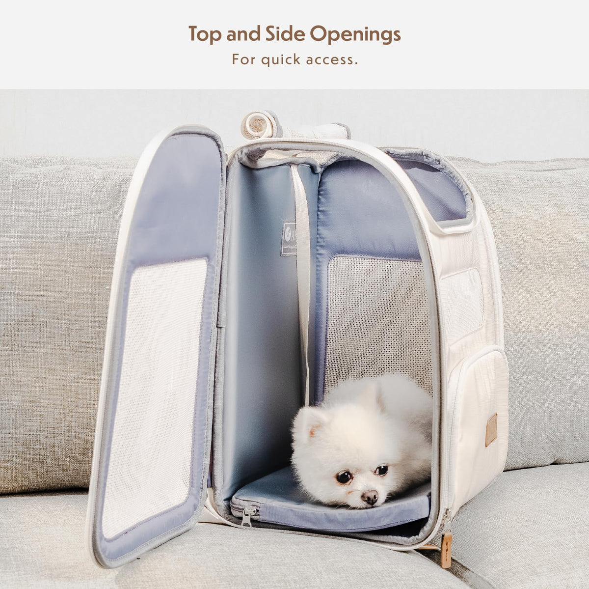 Tan Pet Backpack Carrier O51585