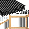 51 Pack 36" Black Aluminum Deck Balusters H699084