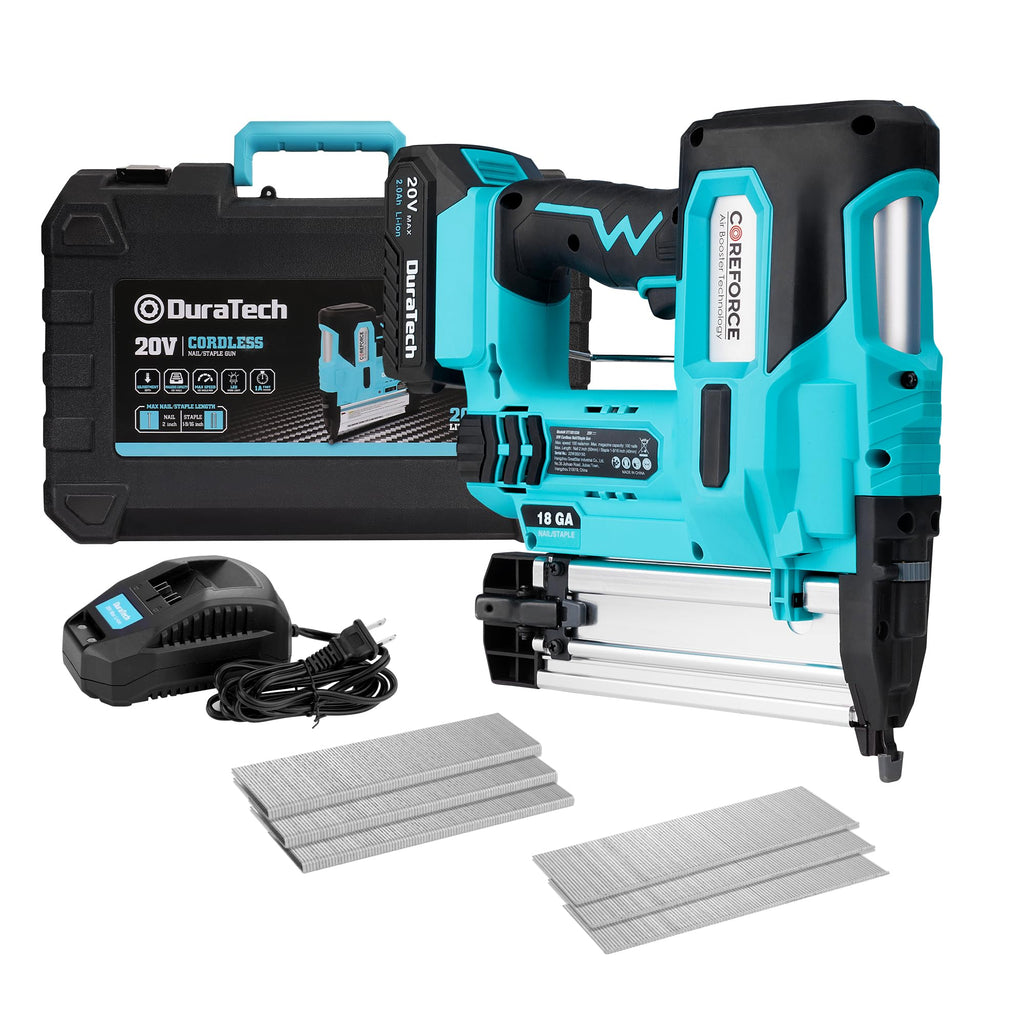 20V Cordless 18 Gauge 2-in-1 Nail Staple Gun W335491