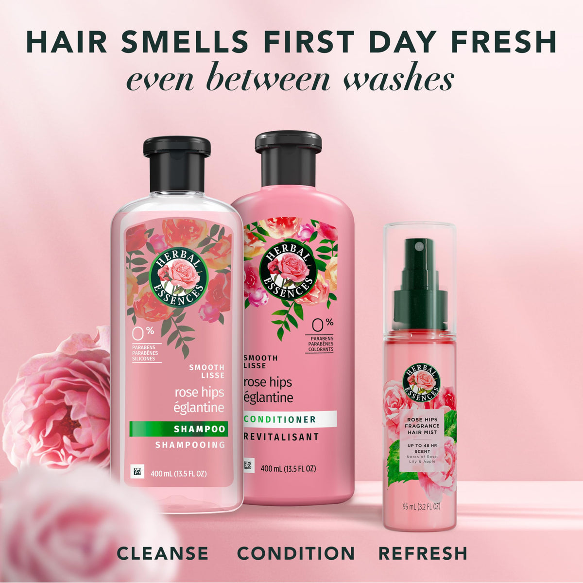 Rose Scent Hair Mist Fragrance Spray 3.2 fl oz W66902