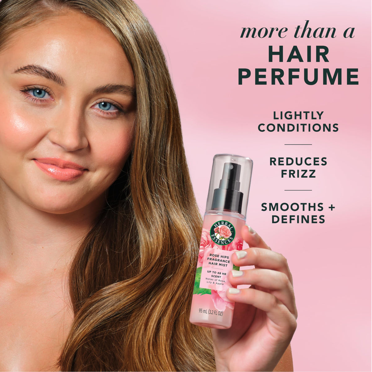 Rose Scent Hair Mist Fragrance Spray 3.2 fl oz W66902