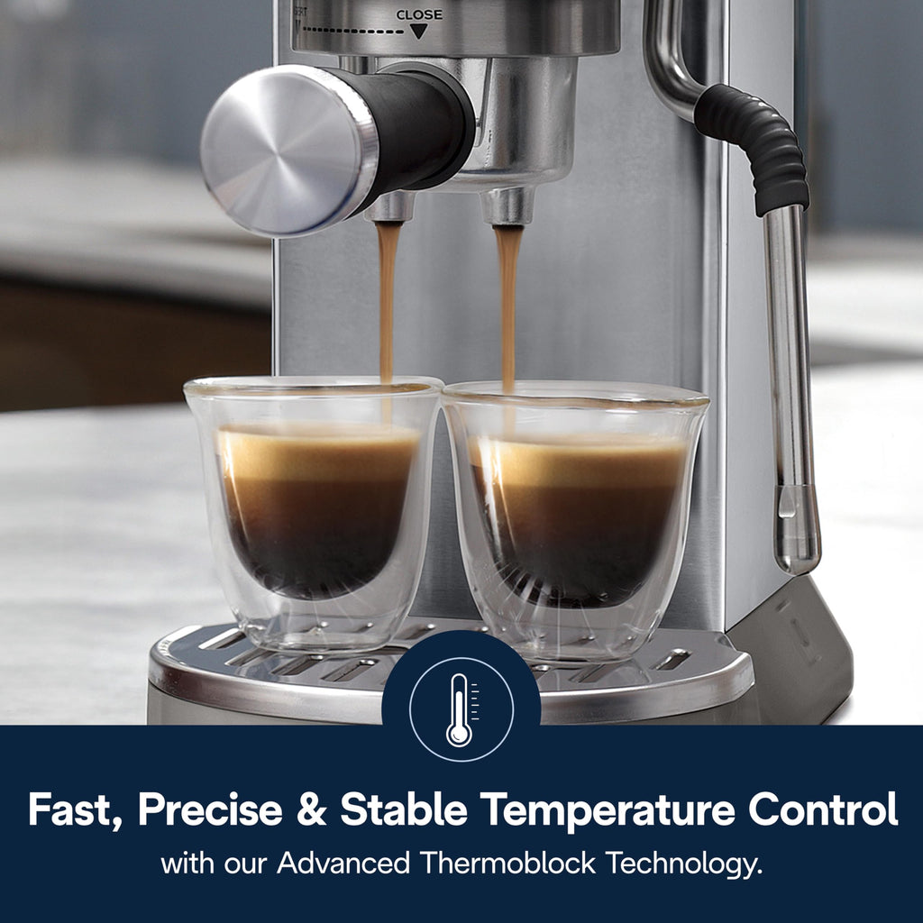 Compact Espresso Machine with Milk Frother C4996