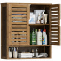 Bamboo Over-The-Toilet Storage Cabinet with 2 Door I4069