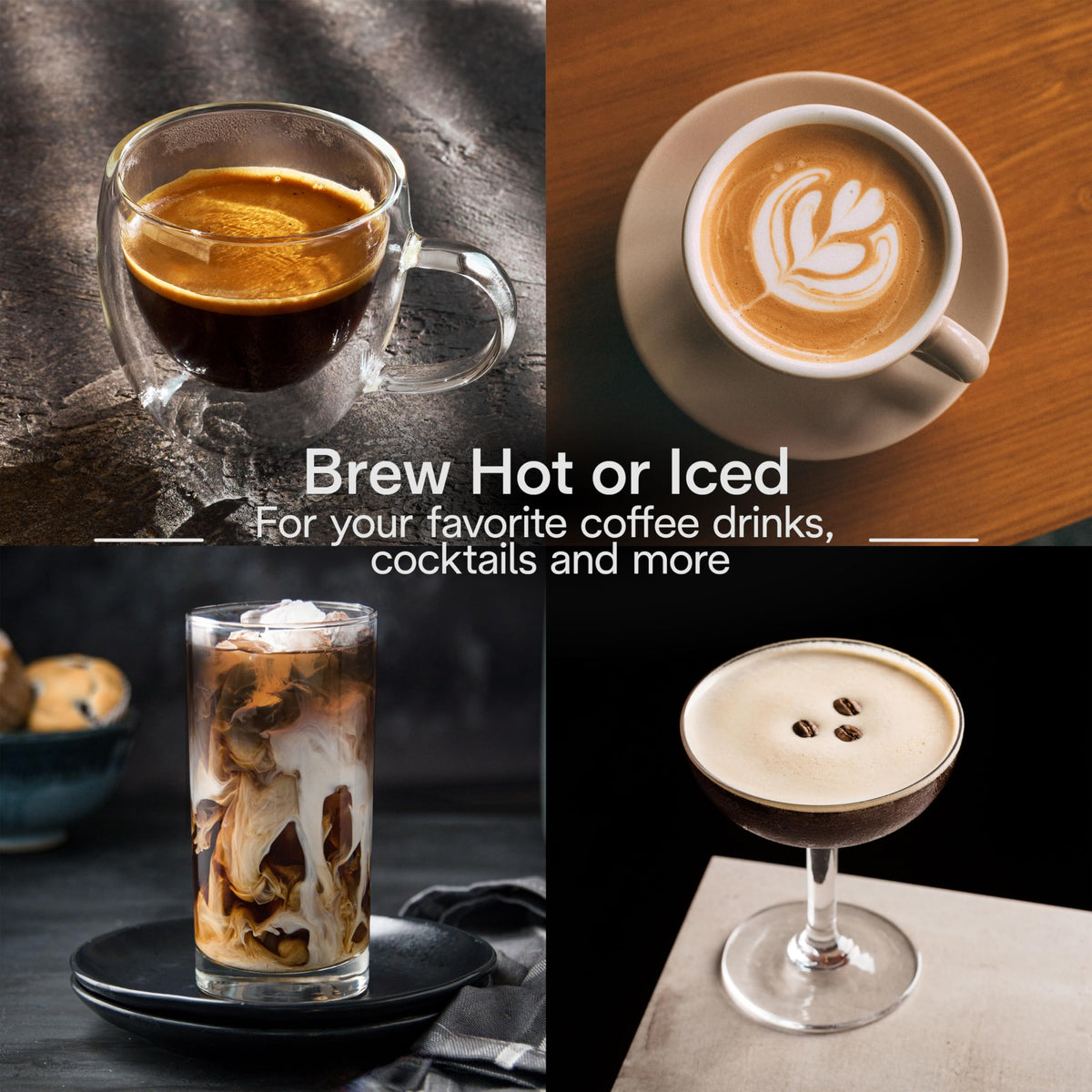 Compact Espresso Machine with Milk Frother C4996