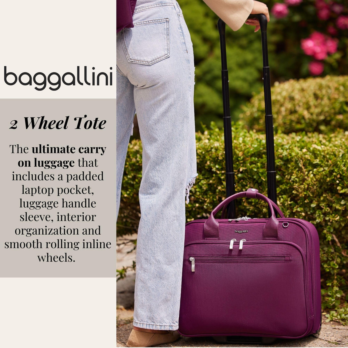 Women's 2 Wheel Tote X3044