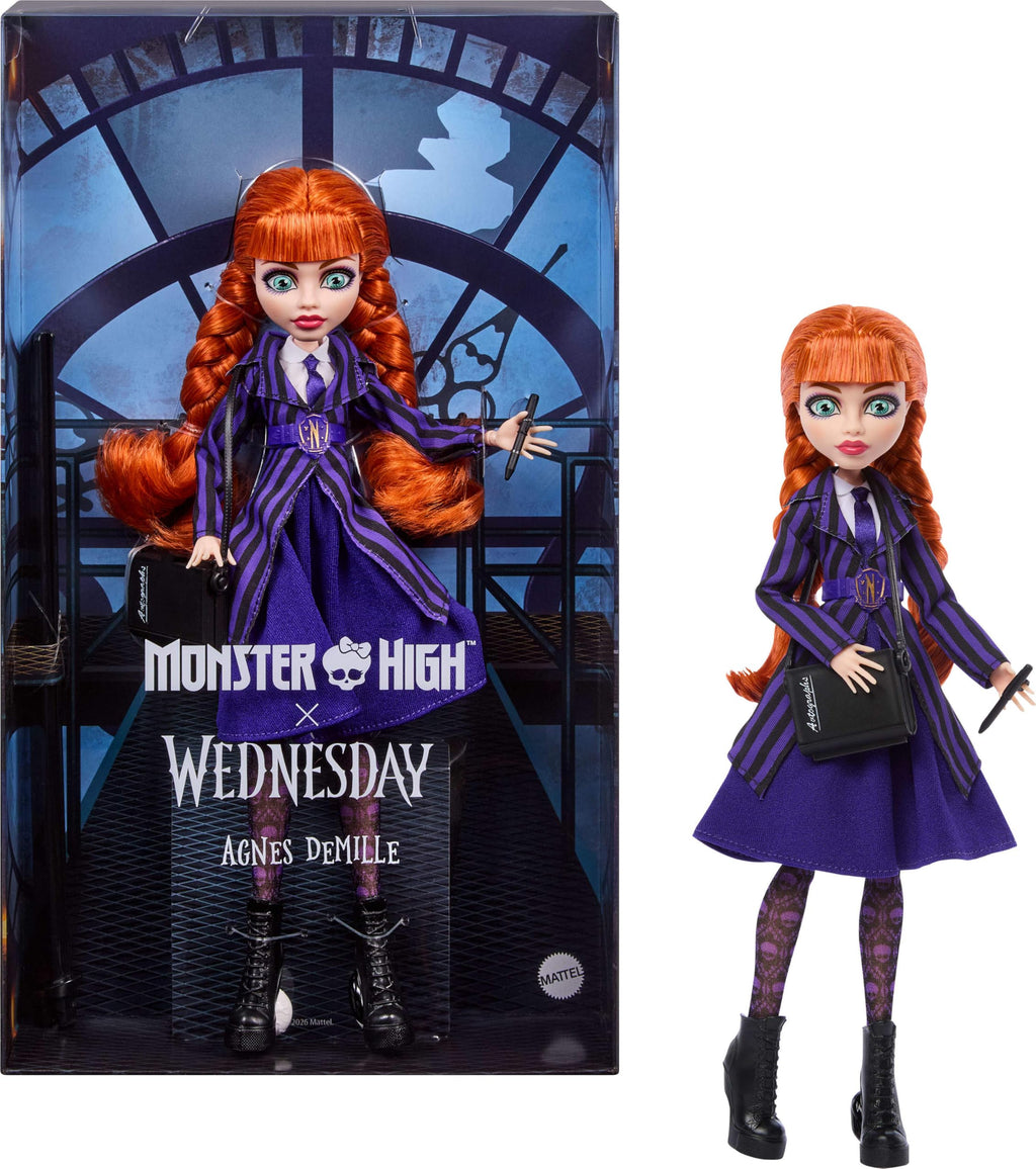 Purple Nevermore Academy Uniform Doll with Accessories S735299