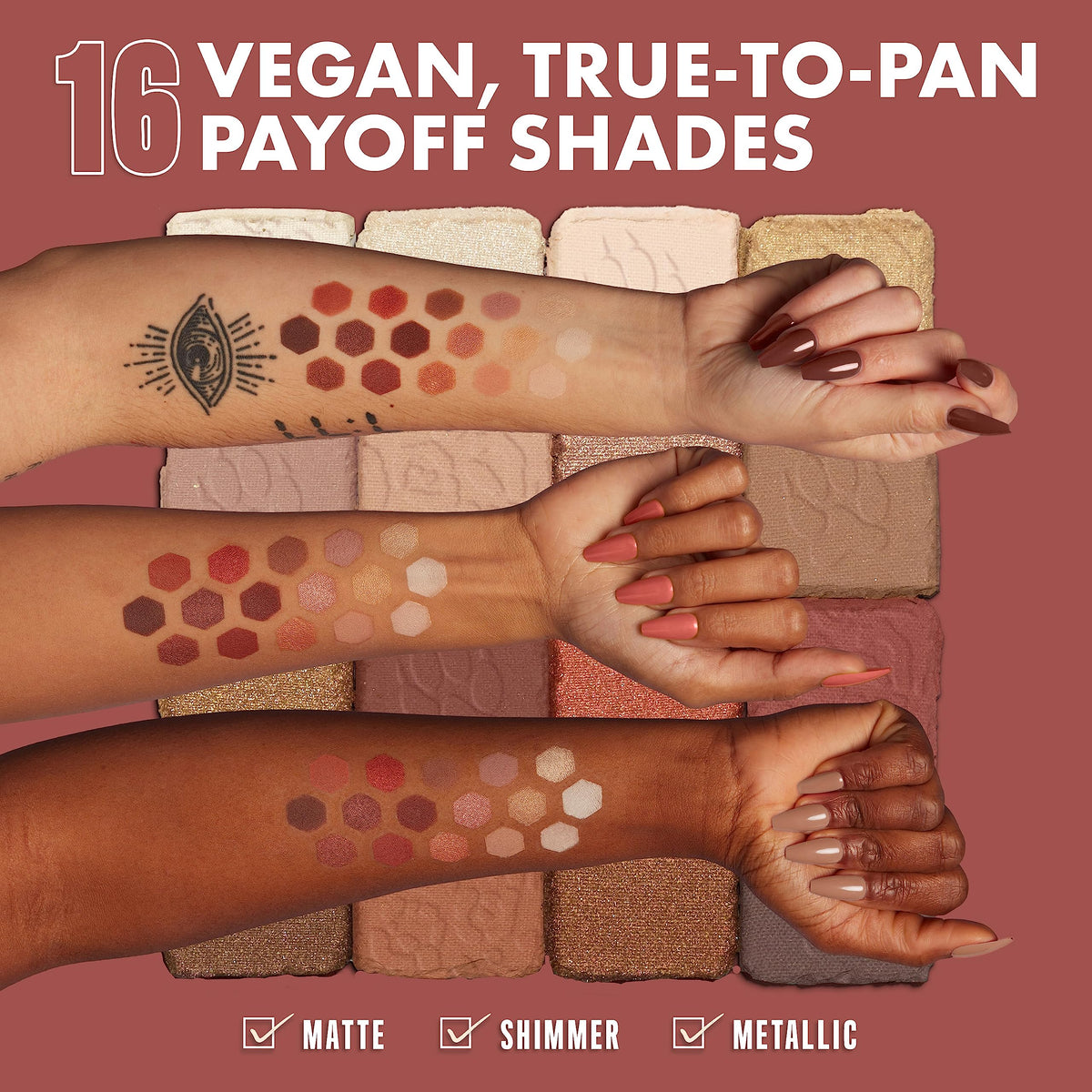 Warm Neutrals Eyeshadow Palette D6627