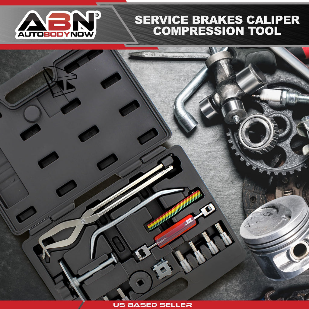 15-Piece Brake Kit with Brake Caliper Tool C987757